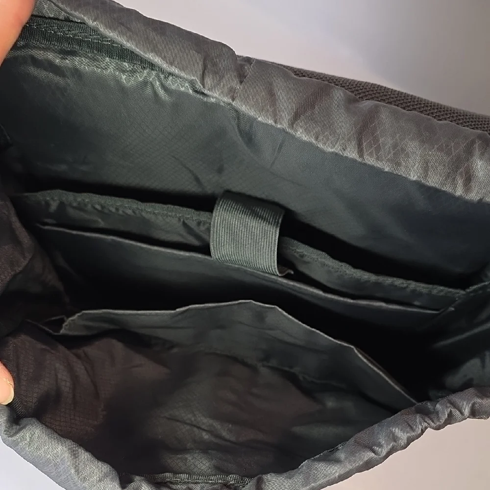 Gray Men's Backpack For Laptop Large With Zip Pockets Travel‎ Bag New